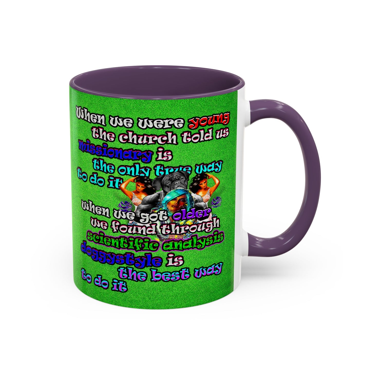 doggystyle - Accent Mug (green turf)