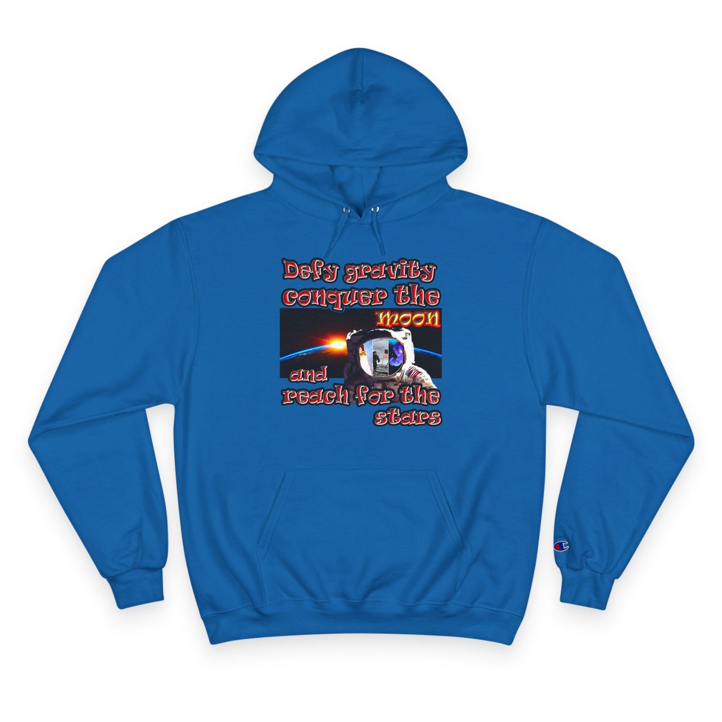 defy conquer reach - Champion Hoodie