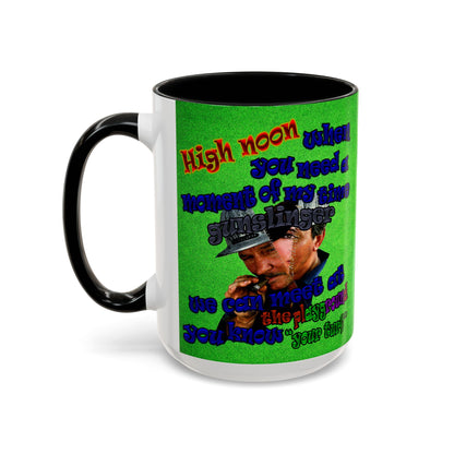 high noon - Accent Mug (green turf)
