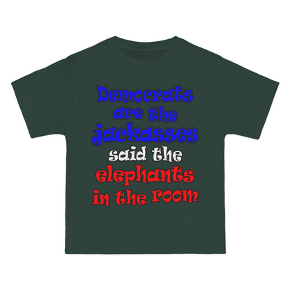 donkeys and elephants - Beefy-T®  Short-Sleeve T-Shirt