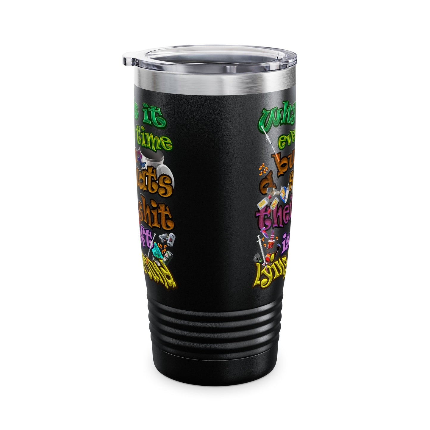 love peace - Ringneck Tumbler, 20oz