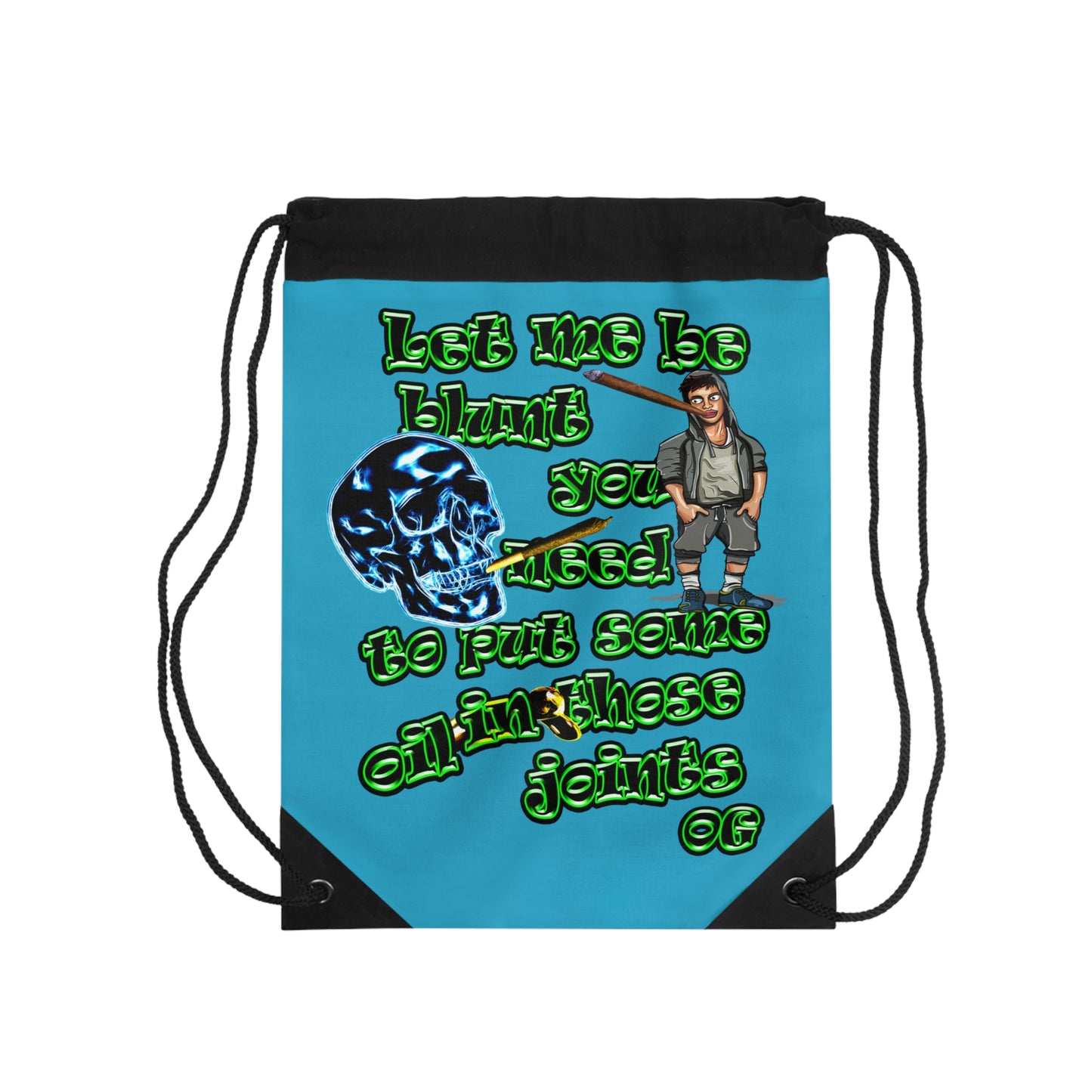 og - Drawstring Bag (turquoise)