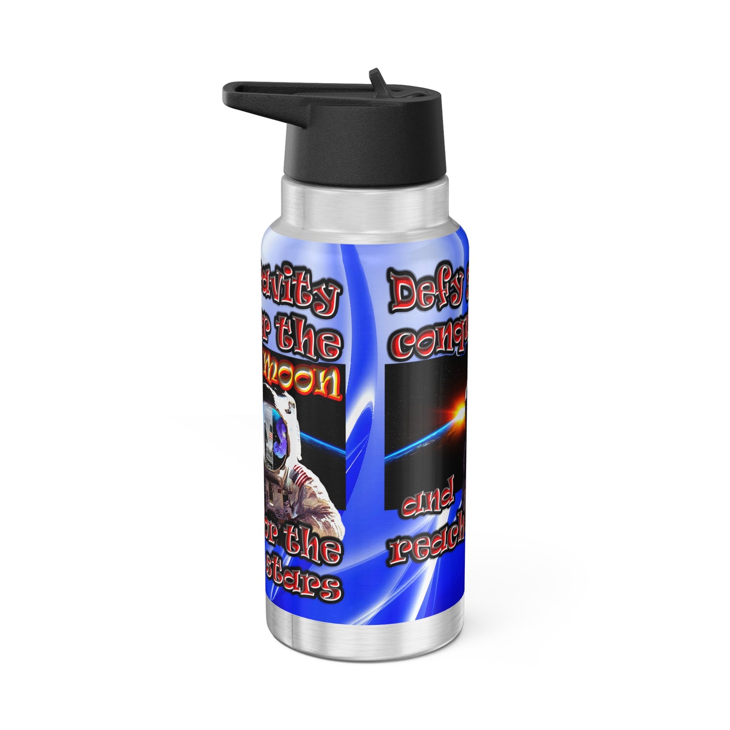 defy conquer reach - Gator Tumbler, 32oz  (blue-white wave)