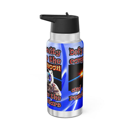 defy conquer reach - Gator Tumbler, 32oz  (blue-white wave)