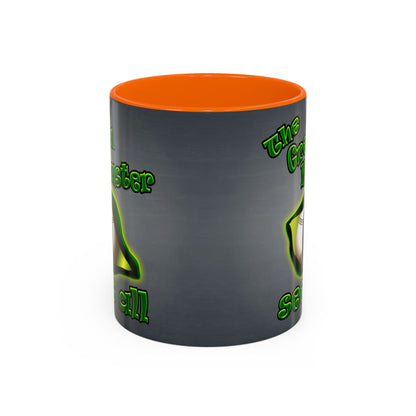 green monster - Accent Mug (grey-light grey)