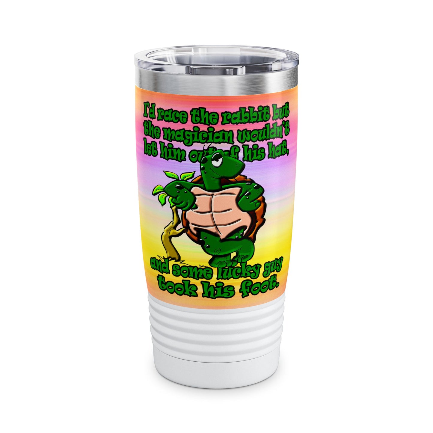 turtle race - Ringneck Tumbler, 20oz (color blur)