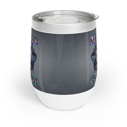 em cee squared - Chill Wine Tumbler (grey-light grey)