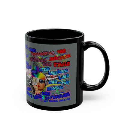 drop the beat - Black Mug (dark grey)