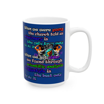 doggystyle - White Mug (dark blue)