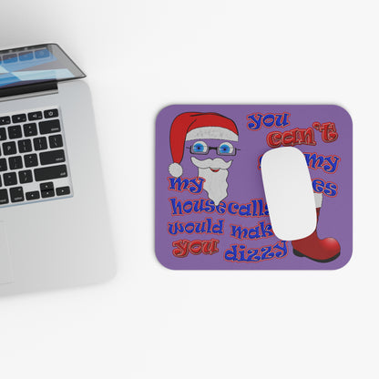 santa's shoes - Mouse Pad (Rectangle) (light purple)