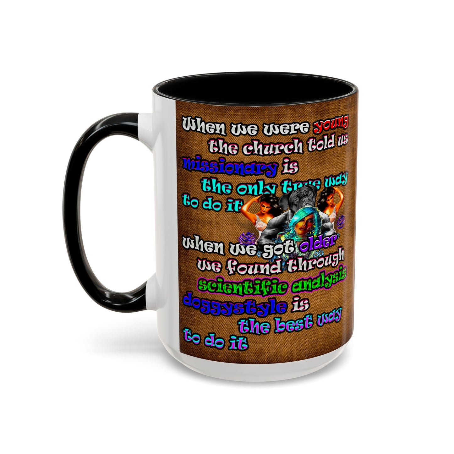 doggystyle - Accent Mug (brown papyrus)