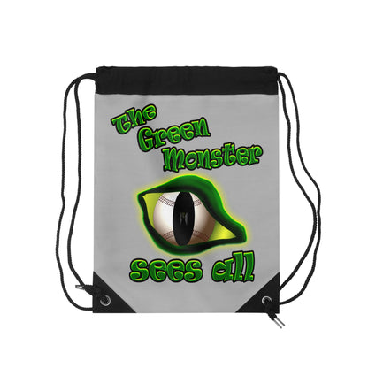 green monster - Drawstring Bag (light grey)