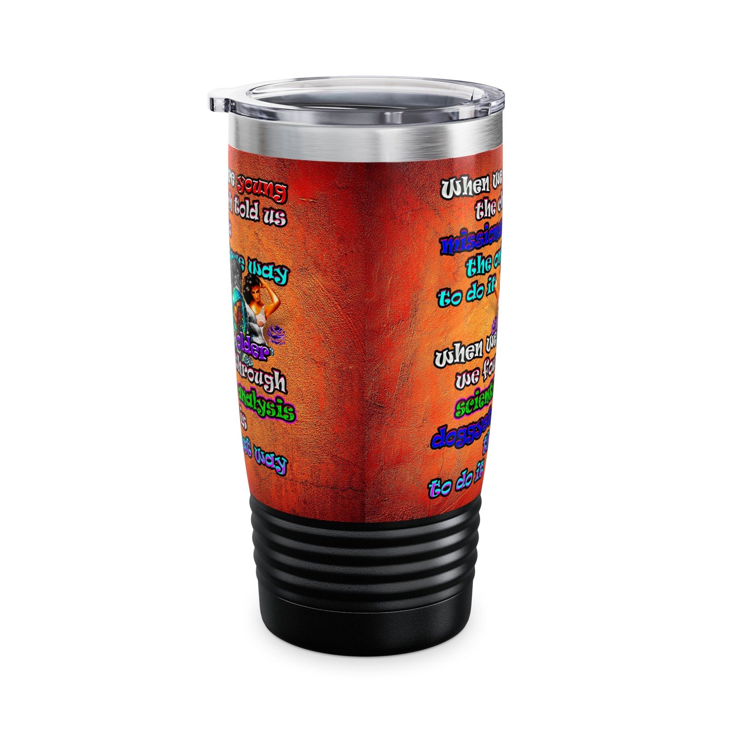 doggystyle - Ringneck Tumbler, 20oz (burnt orange)