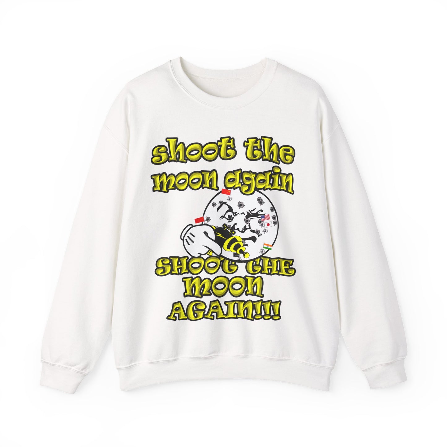shoot the moon again - Unisex Heavy Blend™ Crewneck Sweatshirt