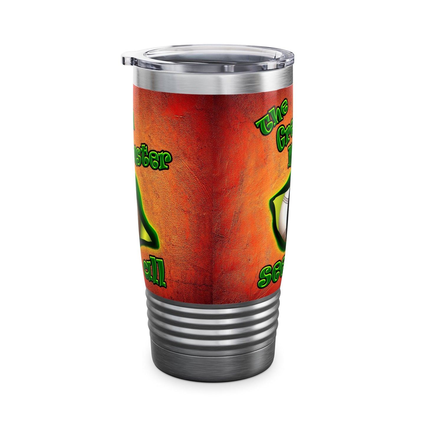 green monster - Ringneck Tumbler, 20oz (burnt orange)