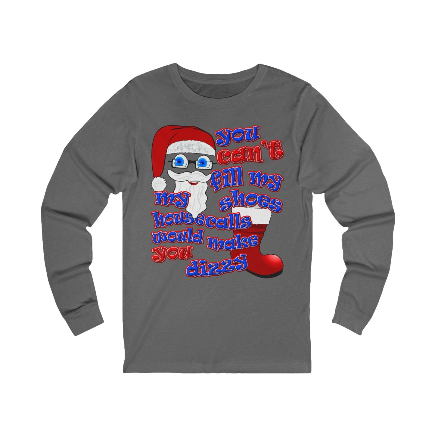 santa's shoes - Unisex Jersey Long Sleeve Tee