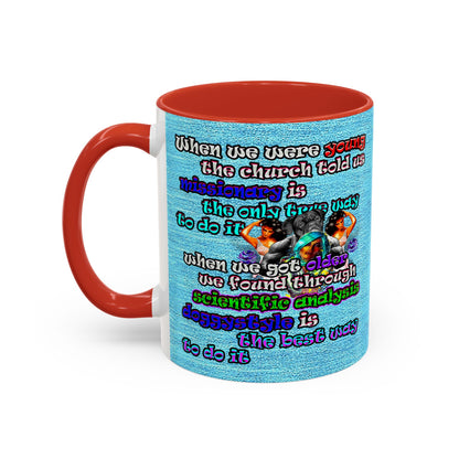 doggystyle - Accent Mug (faded blue)