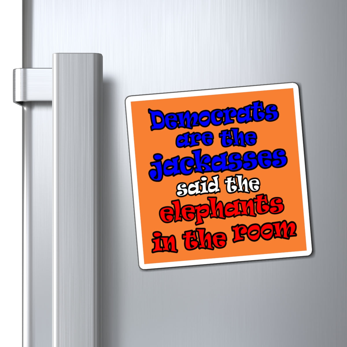 donkeys and elephants - Magnets - (crusta)