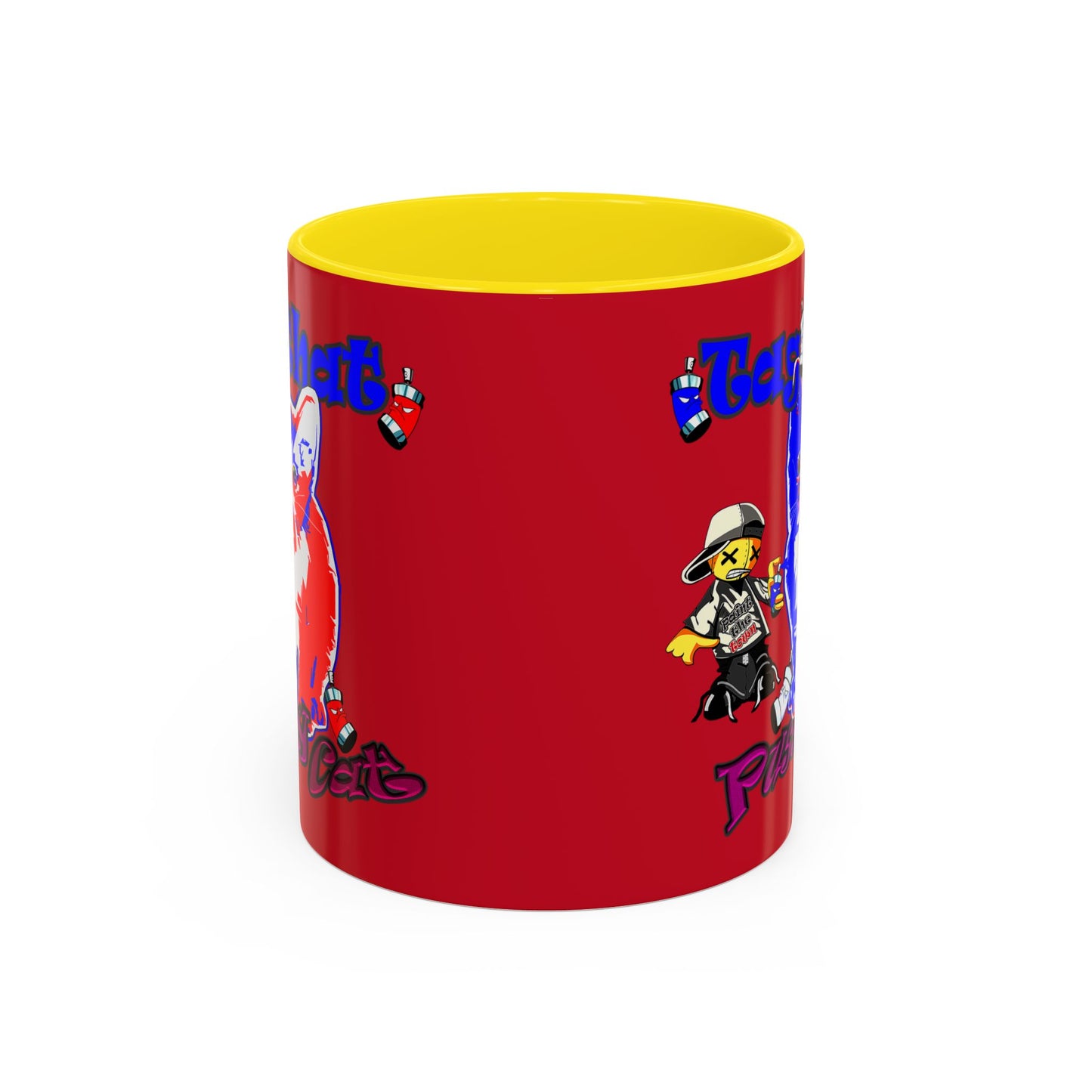 tag that - Accent Mug (dark red)