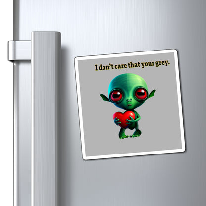 I don't care that your grey - Magnets - (light grey)