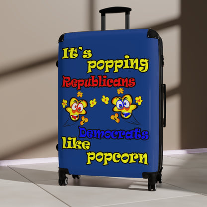 popping like popcorn - Suitcase (dark blue)