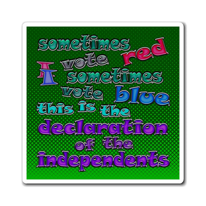 declaration of the independents - Magnets - (logo green)