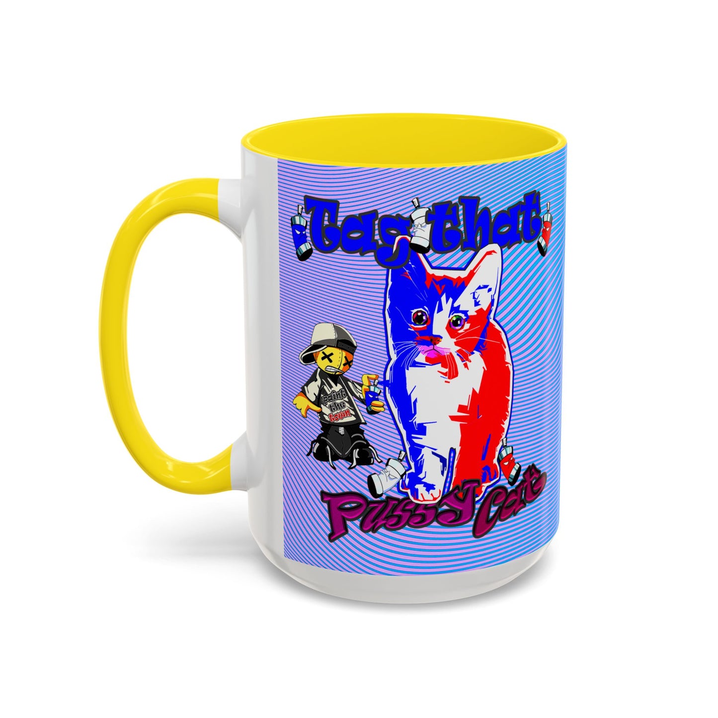 tag that - Accent Mug (light blue-purple wave)