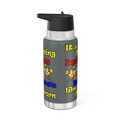 popping like popcorn - Gator Tumbler, 32oz (dark grey)