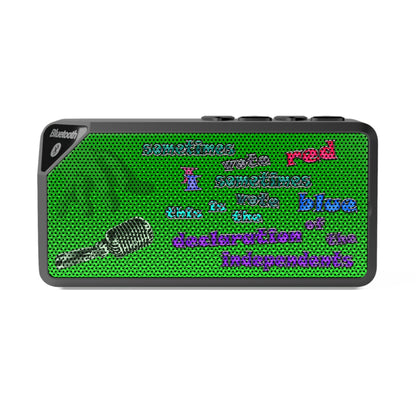 declaration of the independents - Jabba Bluetooth Speaker (logo green)