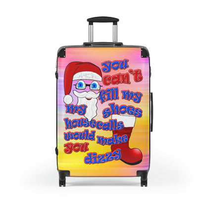 santa's shoes - Suitcase (color blur)