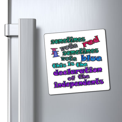declaration of the independents - Magnets - (white)