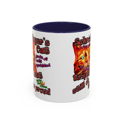 schrodinger's cat - Accent Mug (white)