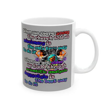 doggystyle - White Mug (light grey)