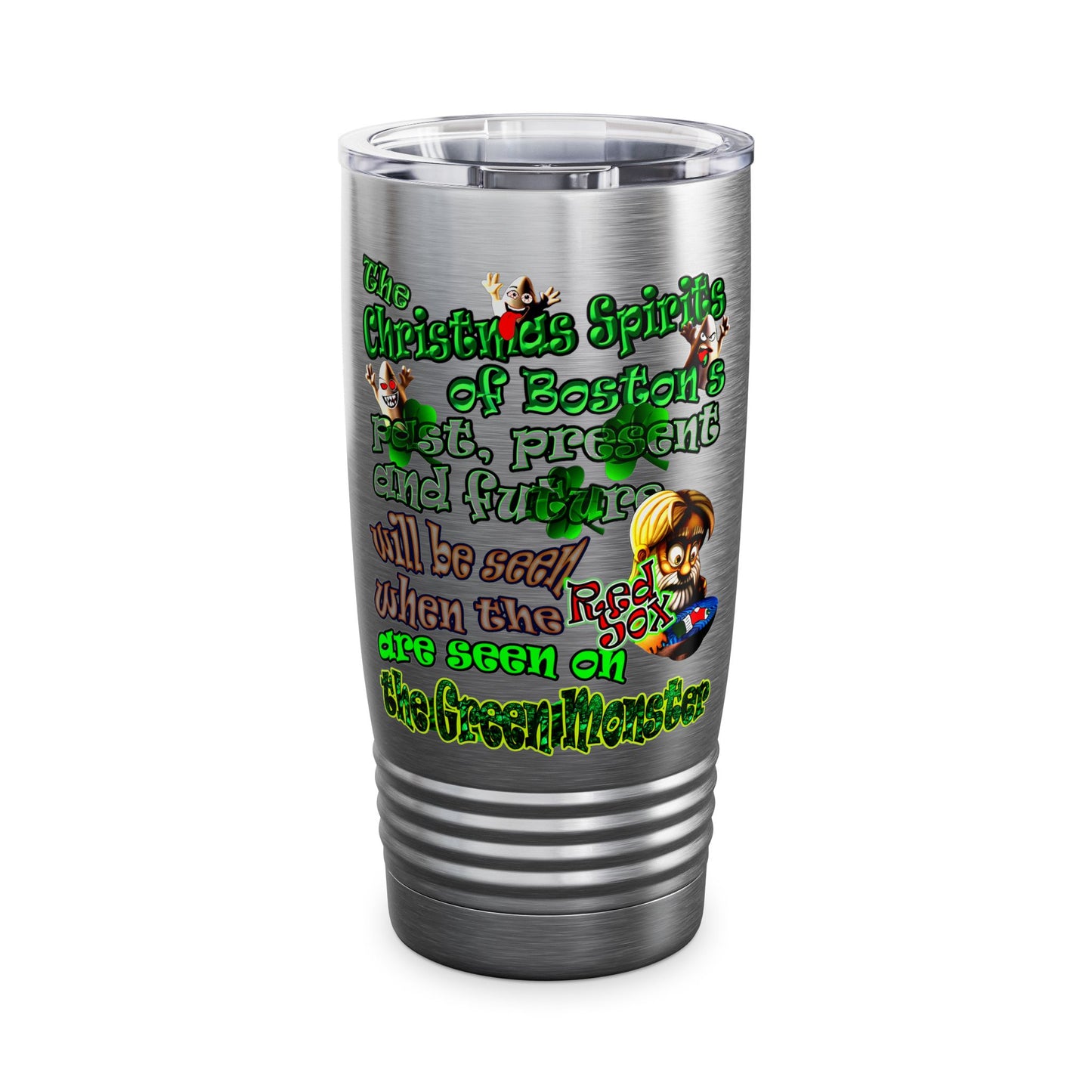 christmas spirits of boston - Ringneck Tumbler, 20oz
