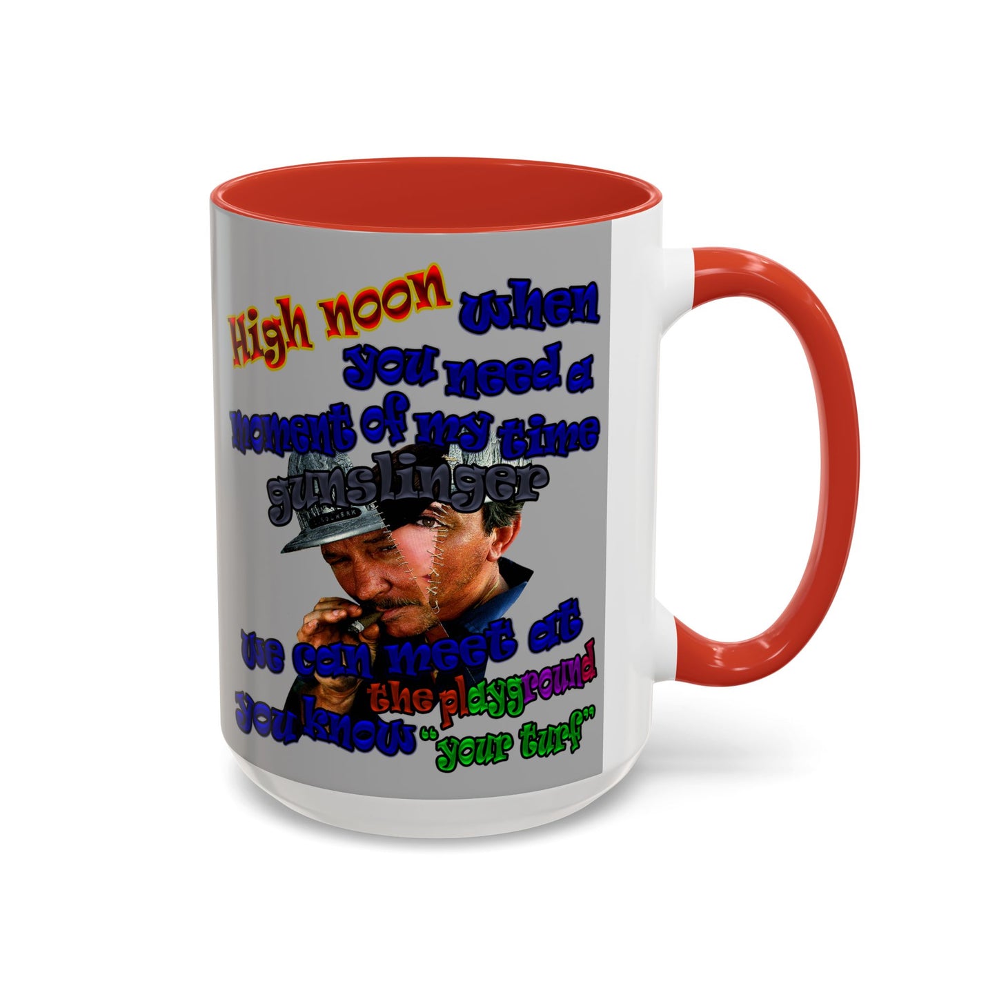 high noon - Accent Mug (light grey)