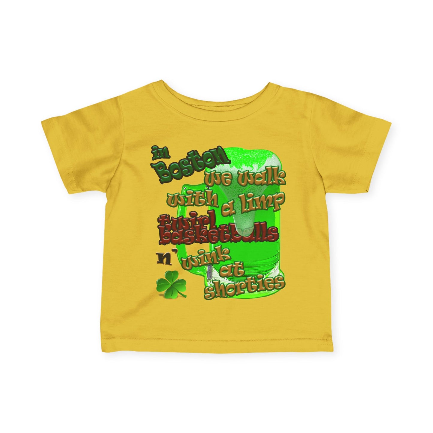celtics logo - Infant Fine Jersey Tee