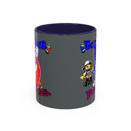 tag that - Accent Mug (dark grey)