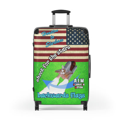 shoot for the stars - Suitcase (green turf)