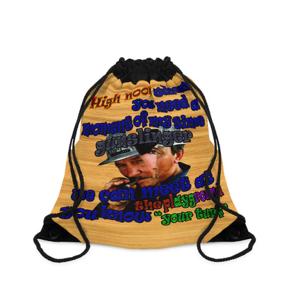 high noon - Drawstring Bag (butterscotch wood finish)