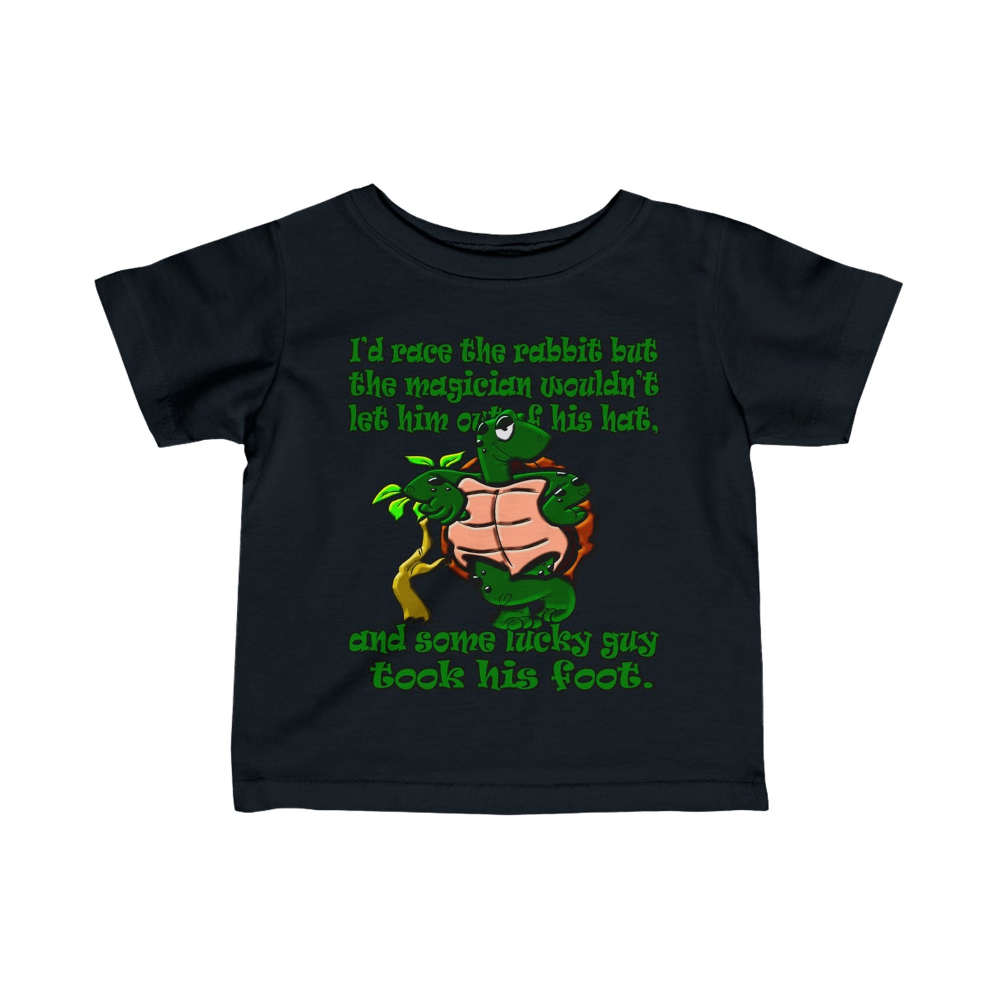 turtle race - Infant Fine Jersey Tee