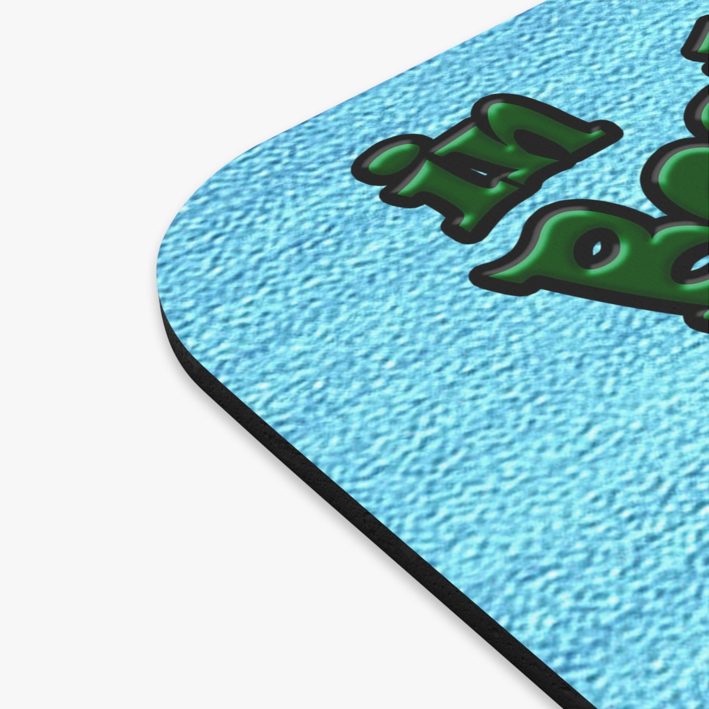 celtics logo - Mouse Pad (Rectangle) (faded blue)