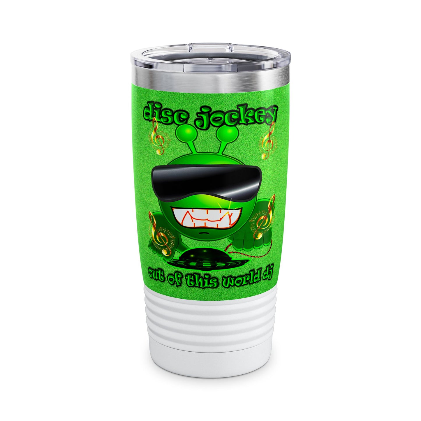 disc jockey - Ringneck Tumbler, 20oz (green turf)