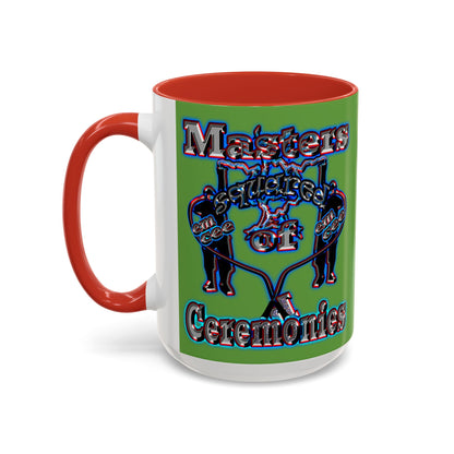 em cee squared - Accent Mug (green)