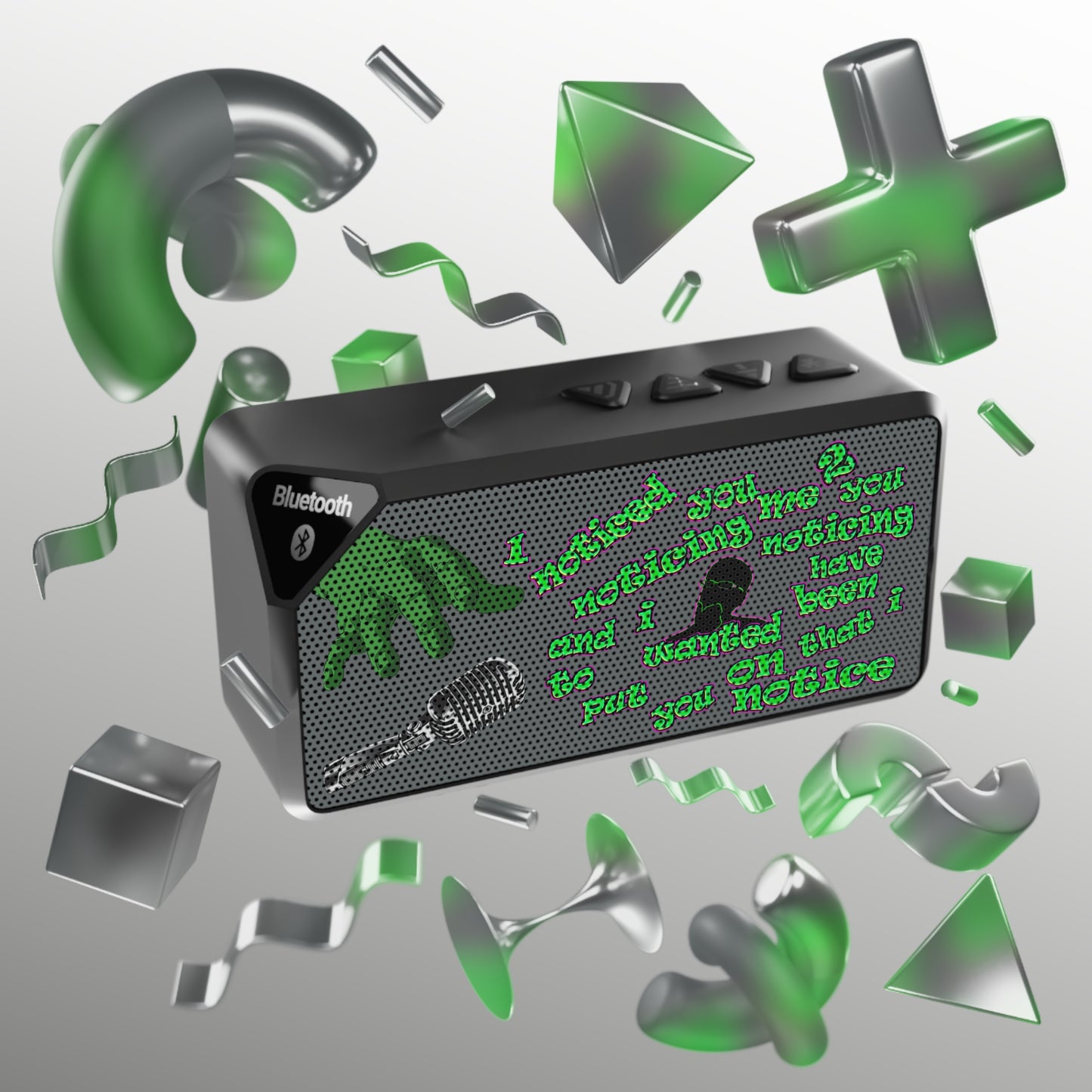 noticed you noticing - Jabba Bluetooth Speaker (dark grey)