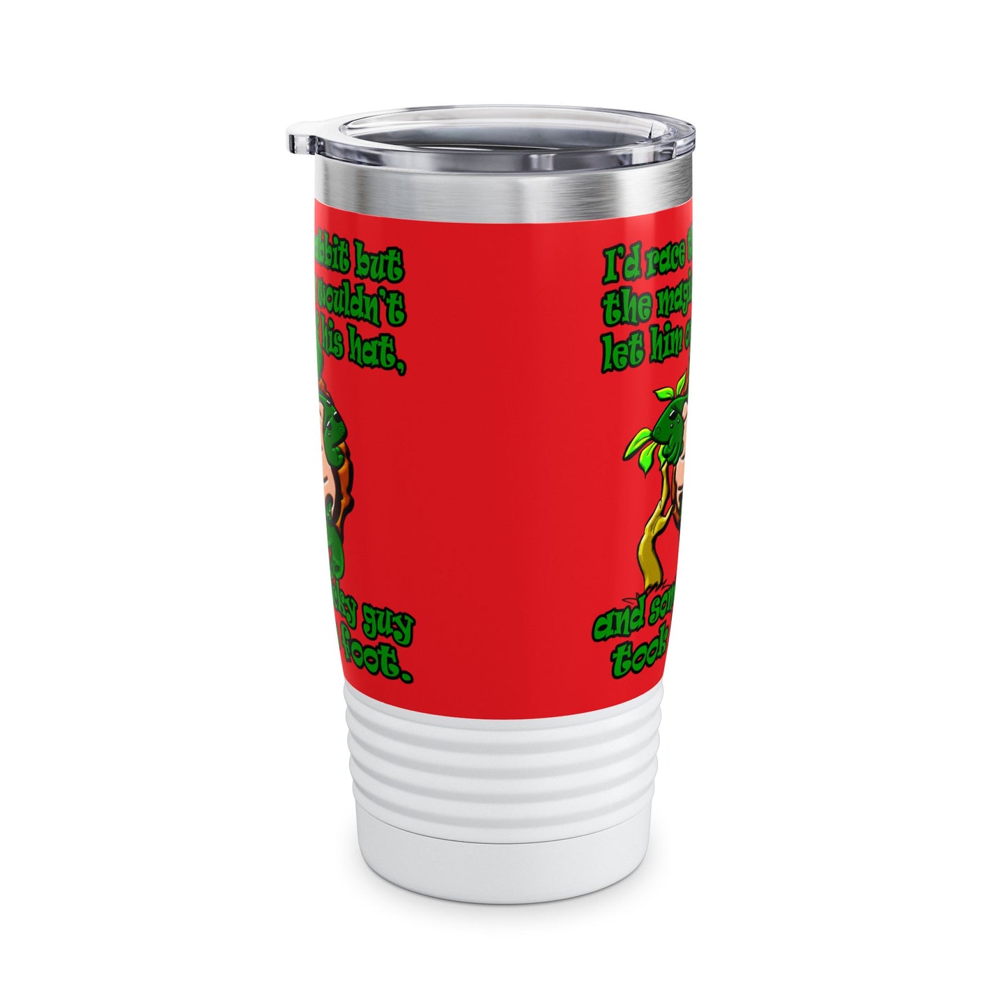 turtle race - Ringneck Tumbler, 20oz (red)