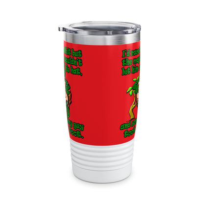 turtle race - Ringneck Tumbler, 20oz (red)
