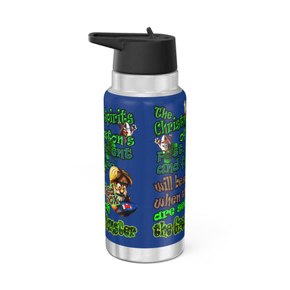 christmas spirits of boston - Gator Tumbler, 32oz (dark blue)