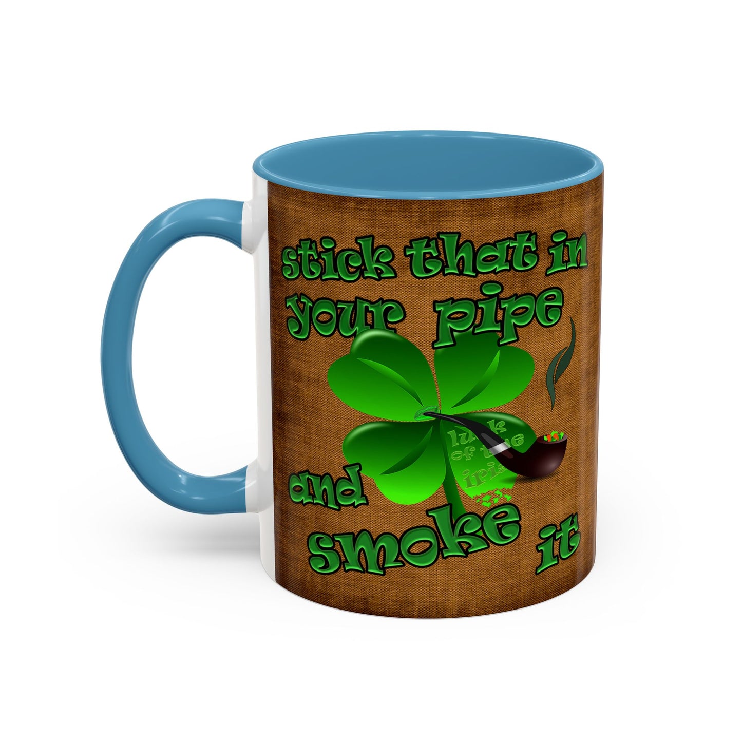 celtics logo - Accent Mug (brown papyrus)