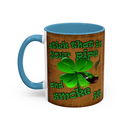 celtics logo - Accent Mug (brown papyrus)