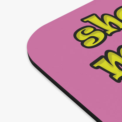 shoot the moon again - Mouse Pad (Rectangle) (light pink)